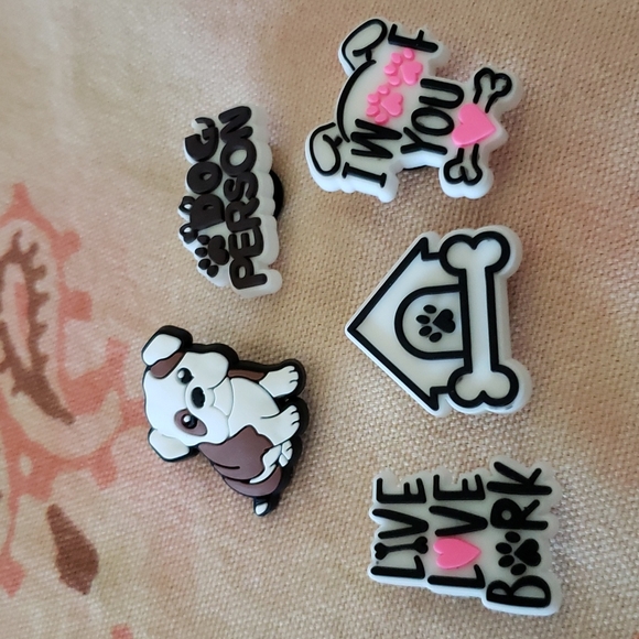 (B) Dog Charms for Croc Shoes Bulldog Charm Pug Charm - Picture 11 of 13